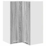 Hanging Cabinet Grey Sonoma and White 57 x 57 x 80 cm 884295