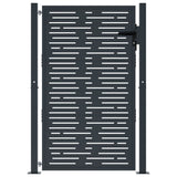 Garden Gate Anthracite 100x125 cm Steel Square Design 153192