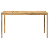 Garden Bar Table White 196 x 80.5 x 105 cm Solid Acacia Wood 901727