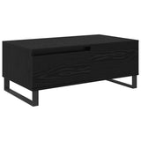 Coffee Table Black Oak 90 x 50 x 36.5 cm Engineered Wood 881680