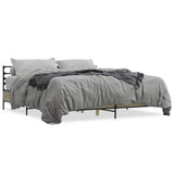 Bed Frame without Mattress Sonoma Oak 180x200 cm Super King 3280058