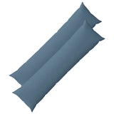 Cushion with Pillow HEERLEN 2 pcs Jeans Blue Fabric 926094
