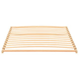 Slatted Bed Base Brown 120 x 190 cm Solid Beech Wood 42015280