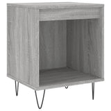 Bedside Cabinets 2 pcs Grey Sonoma 40x35x50 cm Engineered Wood 830729