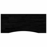 Desk Top Dark Brown 120x60x2.5 cm Solid Wood Oak Rectangular 4009034