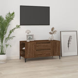 TV Cabinet Brown Oak 102x44.5x50 cm Engineered Wood 819611