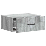 Wall-Mounted Bedside Cabinet 2 pcs Grey Sonoma Engineered Wood 898968