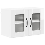 Wall Glass Cabinet LUCCA High Gloss White 60 x 31 x 40 cm 884973