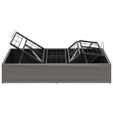 Electric Adjustable Bed Frame Taupe 200 x 80 x 33.5 cm Steel 42037275
