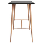 5 Piece Bar Set Black 3057462