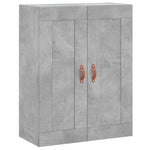 Highboard Concrete Grey 69.5x34x180 cm Engineered Wood 3199661