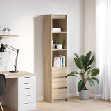 Highboard Sonoma Oak 37.5x35x180 cm Engineered Wood 861663
