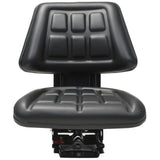 ZNTS Tractor Seat with Suspension Black 142316