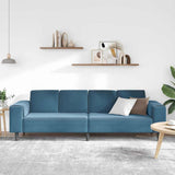 Living Room Couch Blue 250 x 77 x 76 cm 3335090