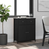 Sideboard Black 70x30x80 cm Engineered Wood 835524