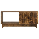 Coffee Table Smoked Oak 90 x 50 x 40 cm Engineered Wood 894040