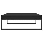 Coffee Table Black 100x100x35 cm Engineered Wood 808631
