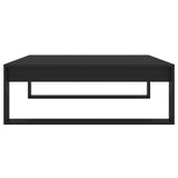 Coffee Table Black 100x100x35 cm Engineered Wood 808631