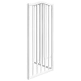 Dog Gate Foldable 3 Panels White 150 cm Poplar Wood 352214