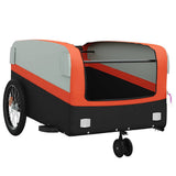 Bike Trailer Black and Orange 45 kg Iron 94061