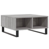 Coffee Table Grey Sonoma 60x60x30 cm Engineered Wood 827050