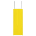 ZNTS Paper Bags 250 pcs with Handles Yellow 21x11x31 cm 4101784