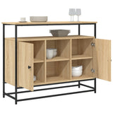 Sideboard Sonoma Oak 100x35x80 cm Engineered Wood 835540