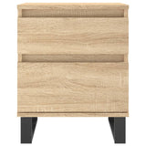 Bedside Cabinets 2 pcs Sonoma Oak 40x35x50 cm Engineered Wood 830691
