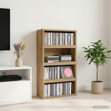 CD Storage Rack 4 pcs Artisan Oak 40 x 17 x 17 cm 8012729