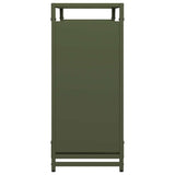 Firewood Rack Olive Green 90x28x65 cm Cold-rolled steel 864206
