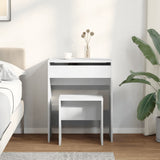 Dressing Table and Stool White 60x40x113.5 cm 848213