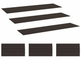 Stair Mats 15 pcs 76 x 20 cm Black Mesh Pattern Polyester 42054629