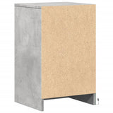 Bedside Cabinets with LED Lights 2 pcs Concrete Grey Engineered Wood 852005