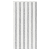 Insect Curtain Chenille Light Grey and White 100 x 200 cm 42034417