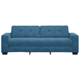 Sofa Blue 221 x 78 x 80 cm Fabric 4105143