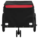 Bike Trailer Black and Red 30 kg Iron 94097