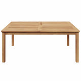 Coffee Table Brown 110 x 110 x 45 cm Solid Teak Wood 42002300