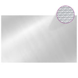 Rectangular Pool Cover 800x500 cm PE Silver 93103