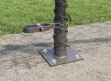 Welded Wire Fence with Concrete Base 50 x 0.4 m 3353678