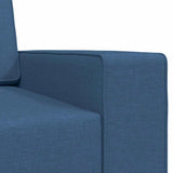 Floor Sofa Bed Navy Blue 245 x 78 x 77 cm Fabric 4106722