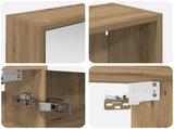 Bathroom Cabinet Set 3 pcs 126 x 16 x 62.5 cm Engineered wood 3403831