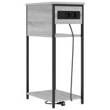 Bedside Cabinet Grey Sonoma 41 x 28 x 76 cm Engineered Wood 859578