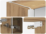 Bathroom Mirror Cabinet Artisian Oak 83.5 x 15.5 x 70 cm 889270