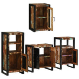 Bathroom Furniture Set 4 pcs Multicolour Solid Reclaimed Wood 3305695
