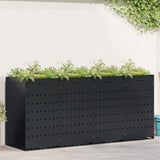 Wheelie Bin Storage for 4 Bins Black 272 x 77.5 x 121.5 cm 3394740