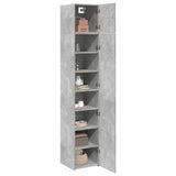 Slim Storage Cabinet Concrete Grey 40x42.5x225 cm Engineered Wood 3281276