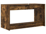 Bed Desk Smoked Oak Engineered Wood 100 x 45 x 75 cm 893735
