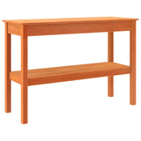 Console Table Wax brown 110 x 40 x 75 cm Solid pine wood 867148