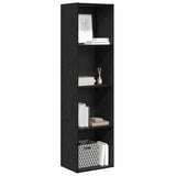 Bookshelf Black Oak 40 x 30 x 152 cm Engineered Wood 875017