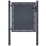 Garden Gate Steel 100x75 cm Anthracite 144517